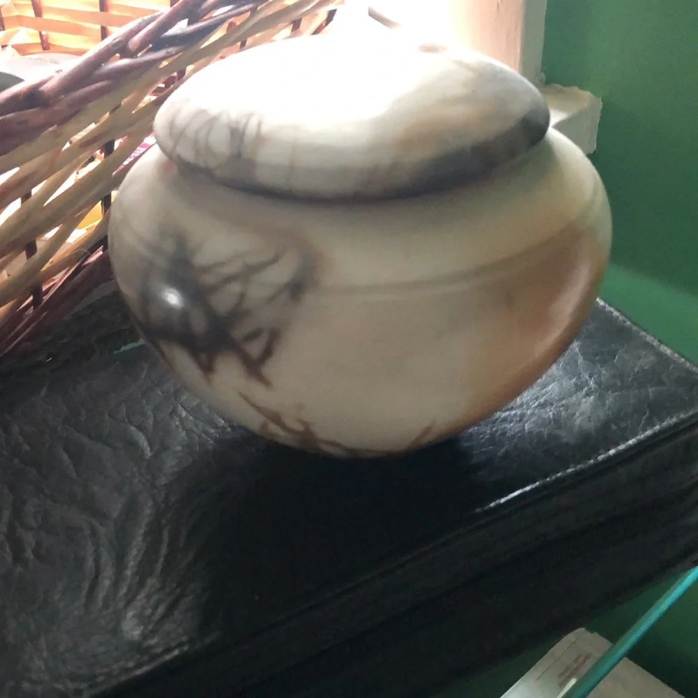 Vase called horsehair handmade and bought at an art museum - Picture 2 of 7